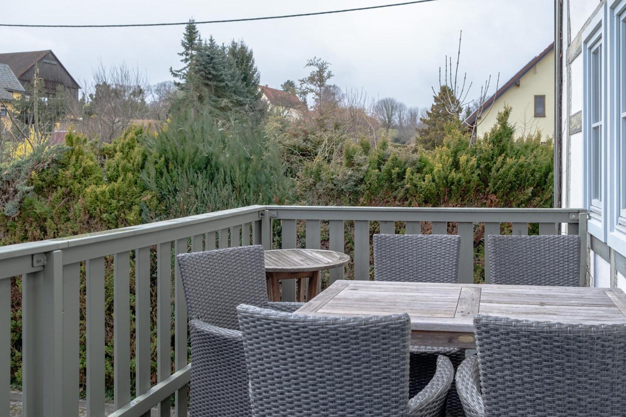Apartmenthaus Brunnenhof Papstdorf Zewnętrze zdjęcie