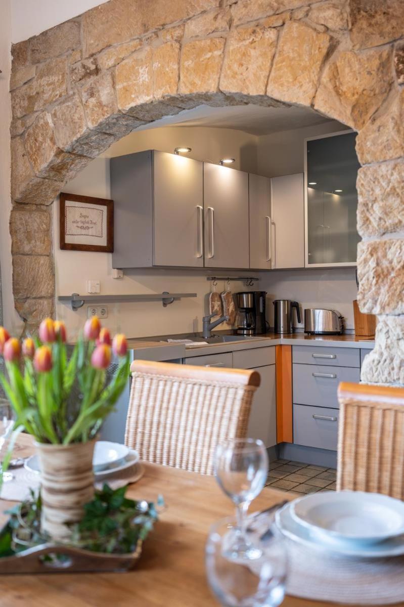 Apartmenthaus Brunnenhof Papstdorf Zewnętrze zdjęcie